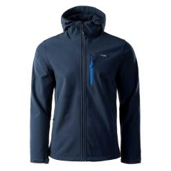 Męska Kurtka Soft Shell Iver. Niebieskie kurtki męskie ELBRUS, m, bez wzorów, z softshellu, bez kaptura, trekkingowe. Za 244.99 zł.
