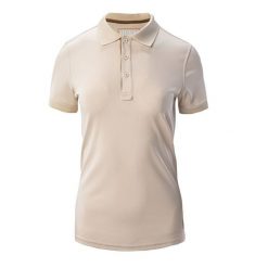 Koszulka damska Magnum Polo Wo's - beżowa, Rozmiar XL. Brązowe koszulki sportowe damskie MAGNUM, m, bez wzorów, z materiału, bez ramiączek, do biegania. Za 56.99 zł.