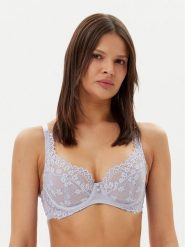 Hunkemöller Biustonosz z fiszbiną Daisy 301148 Fioletowy. Fioletowe biustonosze Hunkemöller, bez wzorów, z syntetyku. Za 119.99 zł.