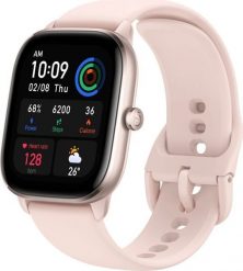 Smartwatch Amazfit GTS 4 Mini Różowy (W2176OV6N). Czerwone zegarki smartwatch Amazfit, bez wzorów. Za 545.16 zł.
