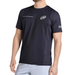 T-shirt Bullpadel Cardona 26i. Czarne t-shirty damskie bullpadel, l, bez wzorów, z jersey, bez kołnierzyka, bez ramiączek. Za 266.80 zł.