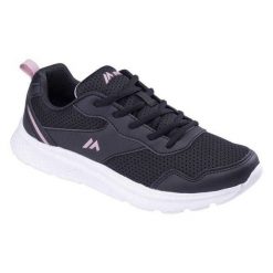 Buty Damskie Derun. Czarne obuwie trekkingowe damskie MARTES ESSENTIALS, z materiału, bez zapięcia. Za 97.45 zł.