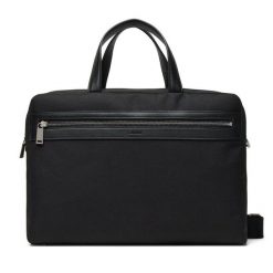 Torba na laptopa Calvin Klein. Czarne torby na laptopa damskie Calvin Klein, bez wzorów. Za 449.99 zł.