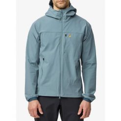 Kurtka softshell męska Fjallraven Bergtagen Stretch Jacket. Niebieskie kurtki męskie Fjällräven, m, bez wzorów, z softshellu, sportowe, bez kaptura. Za 1,072.49 zł.