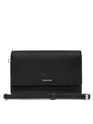 Calvin Klein Portfel Ck Must Xl Trifold W/Wristel_Mn K60K612940 Czarny. Czarne portfele damskie Calvin Klein, ze skóry. Za 259.99 zł.