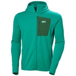 Kurtka turystyczna Helly Hansen Versalite. Zielone kurtki męskie Helly Hansen, m, bez wzorów, casualowe, bez kaptura. Za 430.50 zł.