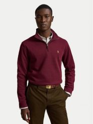 Polo Ralph Lauren Bluza 710P07411509 Bordowy Regular Fit. Czerwone bluzy męskie Polo Ralph Lauren, m, bez wzorów, z bawełny, bez ramiączek, bez kaptura. Za 859.99 zł.