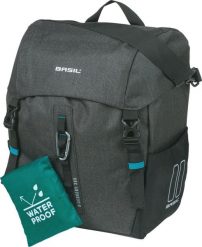 Torba Rowerowa Discovery 365D L 20 Liter 30 X 17 X 36 Cm - Czarna. Czarne torby na laptopa damskie BASIL, bez wzorów, z materiału, na ramię. Za 299.15 zł.