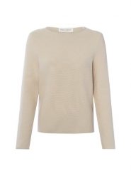 Marc O'Polo Sweter z dzianiny Kobiety Bawełna beżowy, XL. Brązowe swetry nierozpinane damskie Marc O'Polo, xl, bez wzorów, z bawełny, eleganckie, bez kołnierzyka, bez ramiączek. Za 379.95 zł.