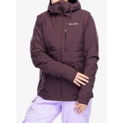 Kurtka ocieplana damska Columbia Powdered Peak Insulated Jacket. Fioletowe kurtki sportowe damskie Columbia, na zimę, s, bez wzorów, bez ramiączek, bez kaptura, narciarskie. Za 576.99 zł.