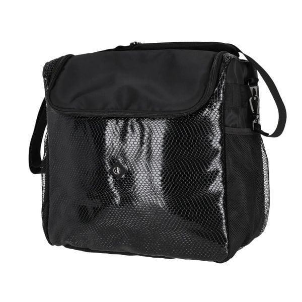 Torba do groomingu QHP Croco. Czarne torby na ramię męskie QHP, z poliesteru, na ramię. Za 224.50 zł.