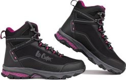 Buty trekkingowe damskie Lee Cooper Buty trekkingowe turystyczne damskie Lee Cooper czarno-różowe LCJ-23-01-2020LA 36. Czarne obuwie trekkingowe damskie Lee Cooper, bez zapięcia. Za 232.51 zł.