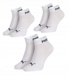 Skarpetki unisex Puma 3-PAK. Białe skarpety męskie Puma, bez wzorów, z bawełny. Za 26.90 zł.