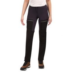 Damskie spodnie outdoorowe Kilpi HOSIO-W. Czarne spodnie sportowe damskie Kilpi, bez wzorów, z nylonu, sportowe, trekkingowe. Za 380.74 zł.