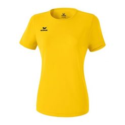 Koszulka damska Erima Fonctionnel Teamsport. Żółte bluzki damskie Erima, bez wzorów, sportowe, bez kołnierzyka, bez ramiączek. Za 129.00 zł.