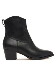 LAUREN RALPH LAUREN Botki Harpher Bo Bte 802P15896001 Czarny. Czarne botki damskie Lauren Ralph Lauren, bez wzorów, ze skóry, bez obcasa, na słupku, bez zapięcia. Za 1,199.00 zł.