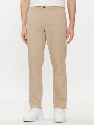 Jack & Jones Chinosy Dave 12212930 Szary Regular Fit. Szare eleganckie spodnie męskie Jack & Jones, bez wzorów, z bawełny. Za 139.99 zł.