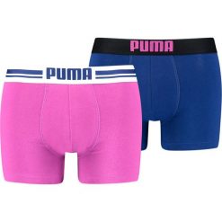 Bokserki treningowe męskie Puma Placed Logo Boxer 2 pack. Bokserki męskie Puma, bez wzorów. Za 68.92 zł.