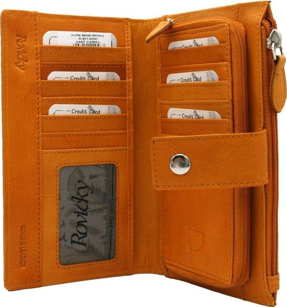 Rovicky Skórzany damski portfel Rovicky R-861-DDW NoSize. Portfele damskie ROVICKY. Za 181.93 zł.