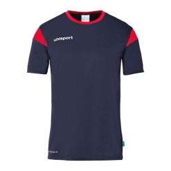 Koszulka Uhlsport Squad 27. Czerwone bluzki damskie Uhlsport, bez wzorów, z dżerseju, sportowe, bez kołnierzyka, bez ramiączek. Za 122.50 zł.