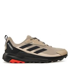 Trekkingi adidas. Brązowe trekkingi męskie Adidas, bez zapięcia. Za 229.99 zł.