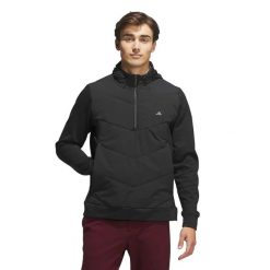 Pikowana kurtka do golfa męska Ultimate365+ Course Control. Kurtki męskie Adidas, m, bez wzorów, z materiału, z kapturem. Za 539.99 zł.