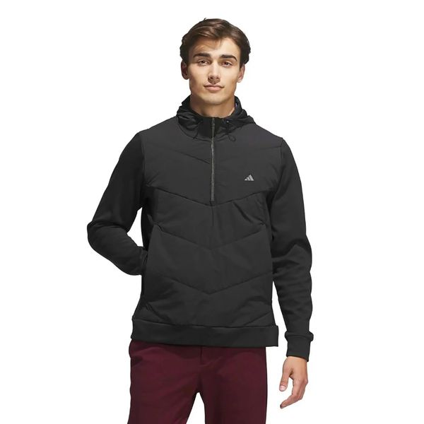 Pikowana kurtka do golfa męska Ultimate365+ Course Control. Kurtki męskie Adidas, m, bez wzorów, z materiału, z kapturem. Za 539.99 zł.
