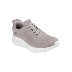Buty Kobieta Skechers Bobs Squad Chaos beżowy. Brązowe obuwie sportowe damskie Skechers, bez wzorów, bez zapięcia, trekkingowe, Skechers Sport. Za 363.63 zł.