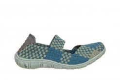Półbuty Rock Cape Town Bluegrass 032935, Niebieski, Materiał - 39. Niebieskie obuwie sportowe damskie Rock Spring, na lato, bez wzorów, z materiału, rockowe, bez obcasa, bez zapięcia. W wyprzedaży za 134.10 zł.