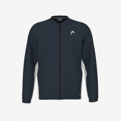Kurtka męska BREAKER Jacket. Niebieskie kurtki sportowe męskie Head, l, bez wzorów, z elastanu, bez kaptura. W wyprzedaży za 308.00 zł.