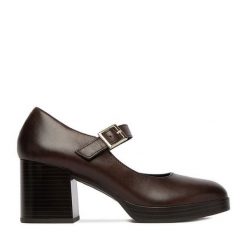 Półbuty Lasocki. Brązowe półbuty damskie Lasocki, bez wzorów, bez obcasa, na obcasie, bez zapięcia. Za 239.99 zł.