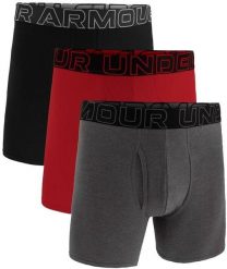 Bokserki męskie UNDER ARMOUR Szare - 3 PAK Performance XL. Szare bokserki męskie Under Armour, bez wzorów. Za 130.90 zł.