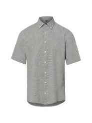 Nils Sundström koszula z krótkim rękawem z lnu Mężczyźni Modern Fit Bawełna pomarańczowy, S. Brązowe koszule męskie Nils Sundström, m, bez wzorów, z bawełny, bez kołnierzyka, bez ramiączek. Za 169.95 zł.