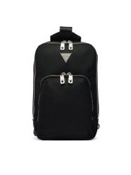 Guess Saszetka HMBEHN P6326 Czarny. Czarne saszetki i nerki męskie Guess, z aplikacjami, z materiału. Za 364.99 zł.