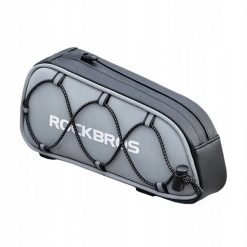 Torba rowerowa Rockbros na ramę odblaskowa saszetka 0,9 L. Szare torby na ramię męskie ROCKBROS, z lakierowanej skóry, na ramię. Za 54.99 zł.