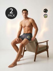 Bawełniane bokserki 2 pack Teenage Mutant Ninja Turtles - wielobarwny. Bokserki męskie Sinsay, bez wzorów, z bawełny. Za 29.99 zł.