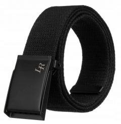 Pasek parciany Loren BJ-B-1 czarny. Czarne paski męskie Loren, z materiału, eleganckie. Za 19.99 zł.