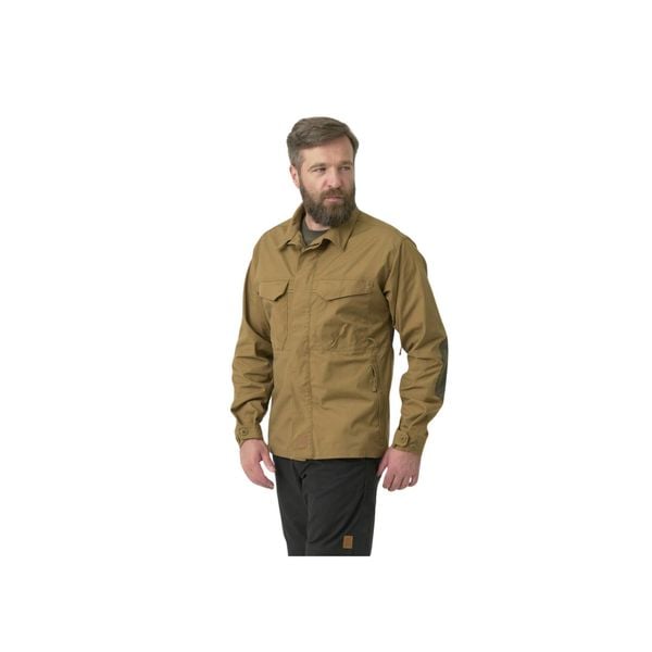 Koszula podróżnicza męska Helikon-Tex Woodsman. Fioletowe koszule męskie HELIKON-TEX, l, bez wzorów, casualowe, bez kołnierzyka, bez ramiączek. Za 282.99 zł.