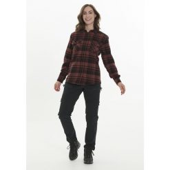 Spodnie damskie Whistler Bisbee Zip Off. Czarne spodnie sportowe damskie Whistler, bez wzorów, sportowe, trekkingowe. Za 349.99 zł.