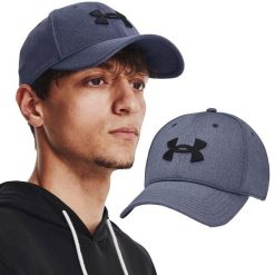 Czapka męska UNDER ARMOUR Blitzing Cap. Niebieskie czapki męskie Under Armour, bez wzorów. Za 299.99 zł.