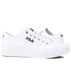 Buty damskie trampki sportowe Fila POINTER CLASSIC. Białe trampki i tenisówki damskie Fila, bez wzorów, z gumy, bez zapięcia. Za 109.00 zł.