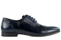 Półbuty John Doubare 2532-25-1 Blue, Granat, Skóra naturalna - 40. Niebieskie półbuty męskie John Doubare, bez wzorów, ze skóry, bez obcasa, bez zapięcia. W wyprzedaży za 134.10 zł.