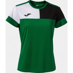 Damska koszulka Joma Camiseta Manga Sky Zielono-Czarna XS. Białe bluzki damskie Joma, xs, bez wzorów, sportowe, bez kołnierzyka, bez ramiączek. Za 153.99 zł.