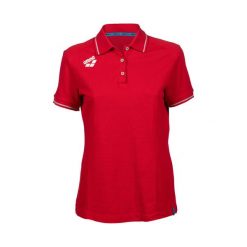Koszulka polo damska Arena Team Polo shirt Solid Cotton. Niebieskie bluzki damskie ARENA, xl, bez wzorów, z bawełny, sportowe, bez kołnierzyka, bez ramiączek. Za 169.99 zł.