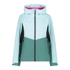 Kurtka damska turystyczna CMP 35Z6216. Zielone kurtki sportowe damskie CMP, xs, bez wzorów, bez ramiączek, bez kaptura, trekkingowe. W wyprzedaży za 559.00 zł.
