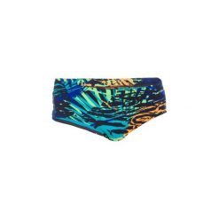 Slipki zabudowane pływackie 900 ALL JUN męskie. Niebieskie slipki męskie NABAIJI, m, bez wzorów, z materiału. Za 59.99 zł.