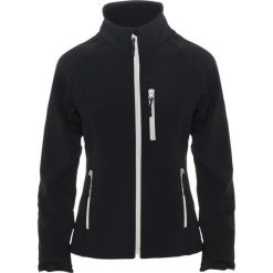Kurtka Damska Antartida Soft Shell. Czarne kurtki sportowe damskie ROLY, xl, bez wzorów, bez ramiączek, bez kaptura, trekkingowe. Za 122.99 zł.