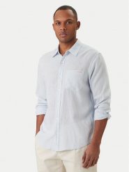 Calvin Klein Jeans Koszula LV04RF121G Błękitny Regular Fit. Niebieskie koszule męskie Calvin Klein Jeans, m, bez wzorów, z jeansu, bez kołnierzyka, bez ramiączek. Za 409.99 zł.