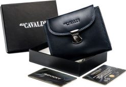 4U Cavaldi Portfel damski ze skóry naturalnej zamykany klapką, RFID Cavaldi Nie dotyczy. Portfele damskie 4U Cavaldi, ze skóry. Za 121.95 zł.