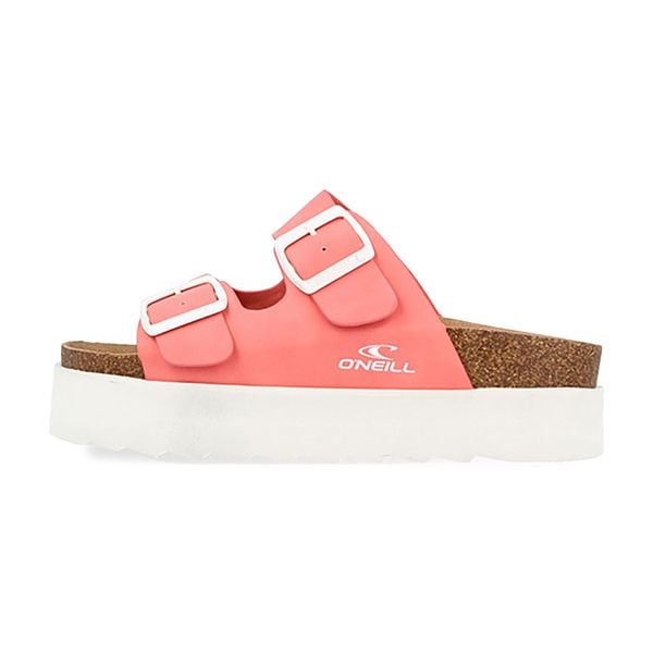 Klapki damskie O'Neill Platform Low. Brązowe klapki damskie O'Neill, na lato, bez wzorów, z materiału, sportowe, bez obcasa, bez zapięcia. Za 162.99 zł.